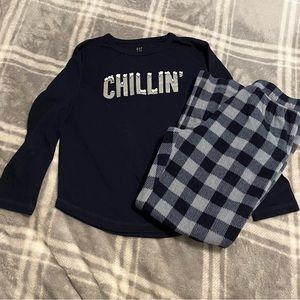 Gap Kids Sleep Fleece pants Pajama set size 10
